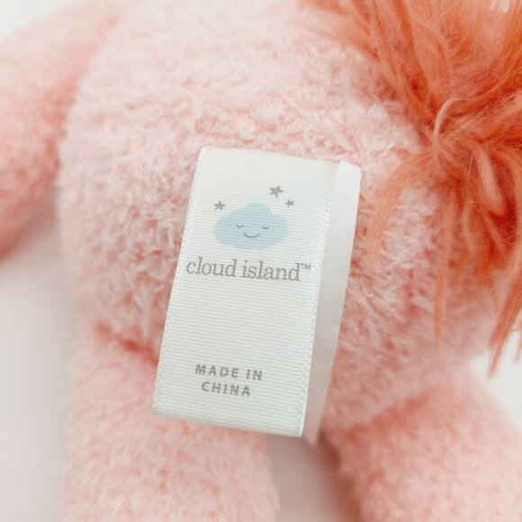 Cloud Island Pink Peach Unicorn Plush Stuffed Animal 2023 - Picture 6 of 11
